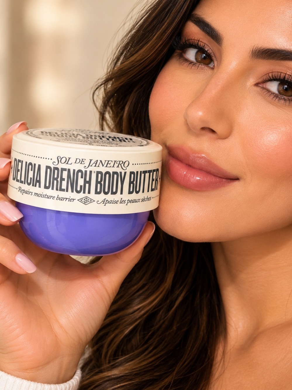 Sol De Janeiro Delícia Drench Deeply Moisturizing Body Butter for Dry Skin 2.5oz